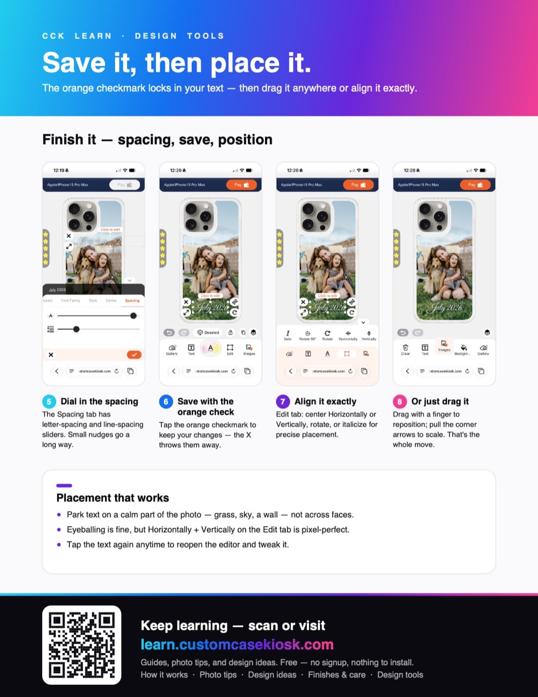 Make it yours with custom text — page 2 of 2